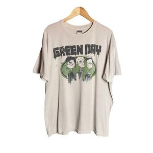 Vintage Y2K Green Day Tour Punk Rock Band T-Shirt Gift For Birthday